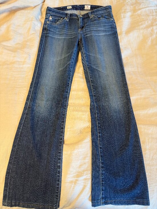 Ag Adriano Goldschmied Denim - AG (Adriano Goldschmied) boot cut jeans, size 27, medium wash denim